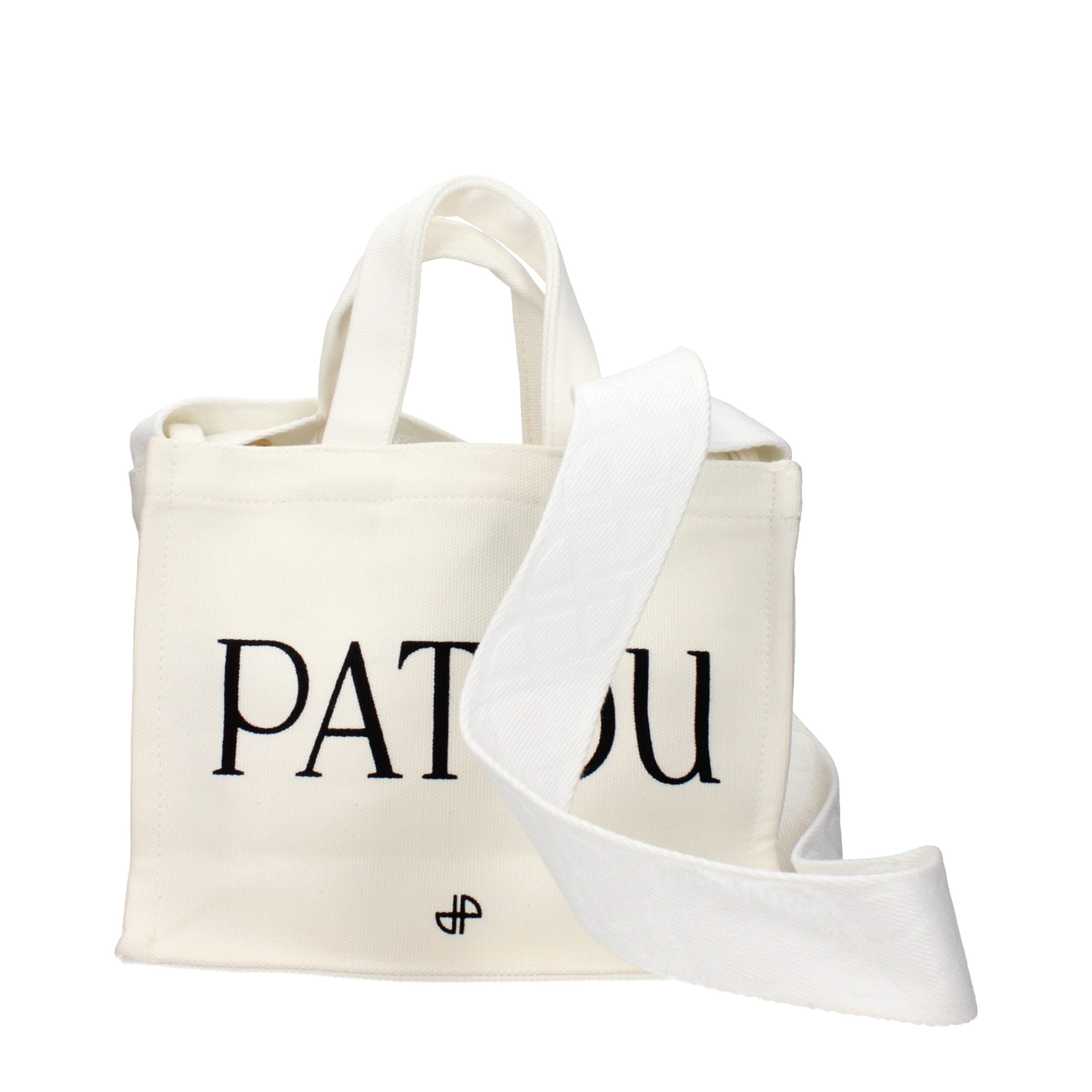 Patou Weiße Baumwoll-Handtasche