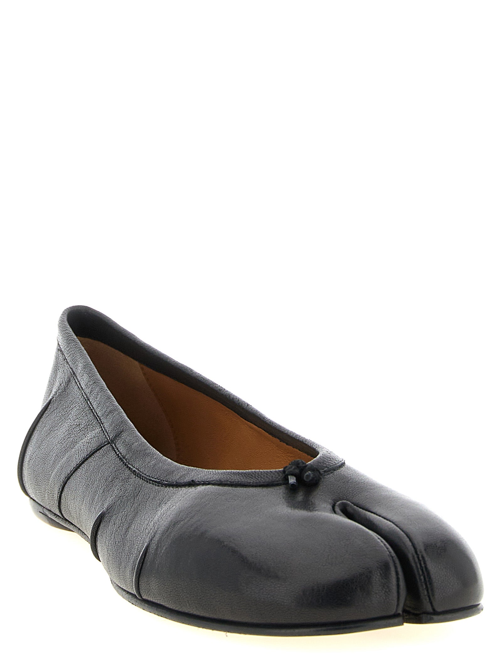 Maison Margiela Schwarze Ballerinas aus Lammleder