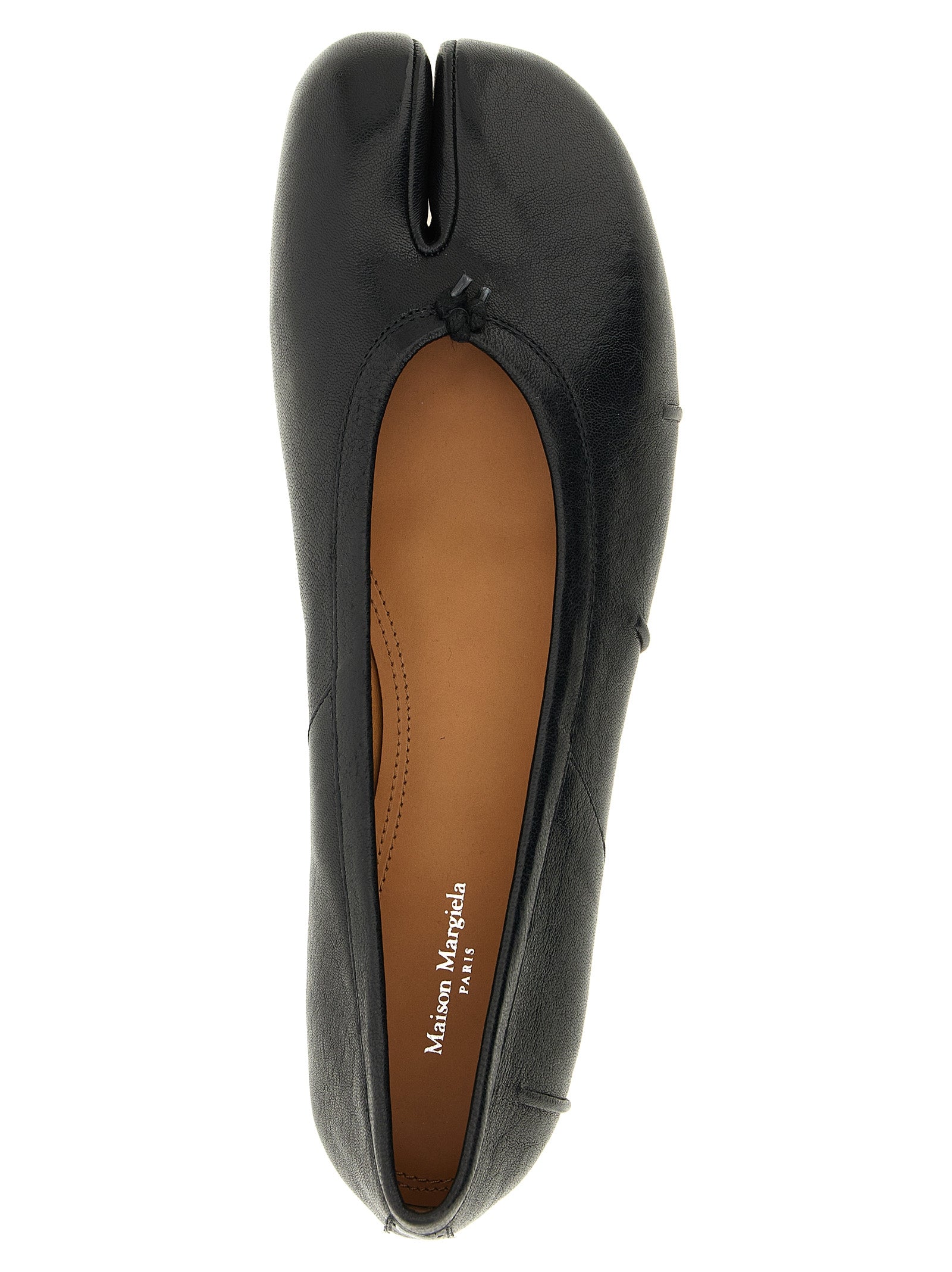 Maison Margiela Schwarze Ballerinas aus Lammleder