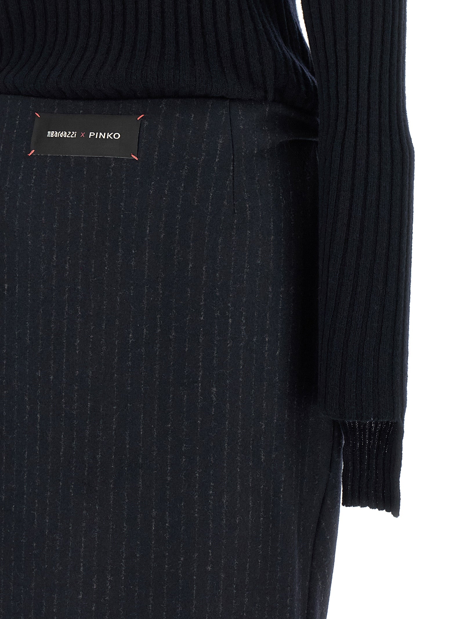 PINKO Blaues Midi-Kleid aus Polyester