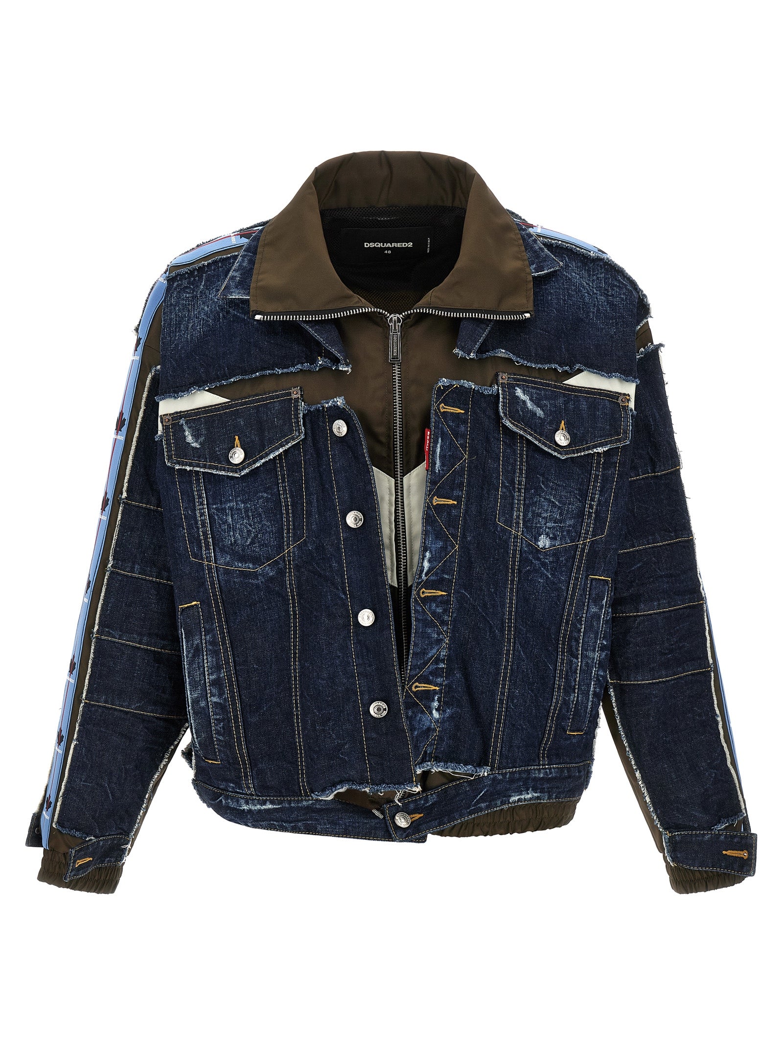 Dsquared² Blaue Jeansjacke aus Baumwolle