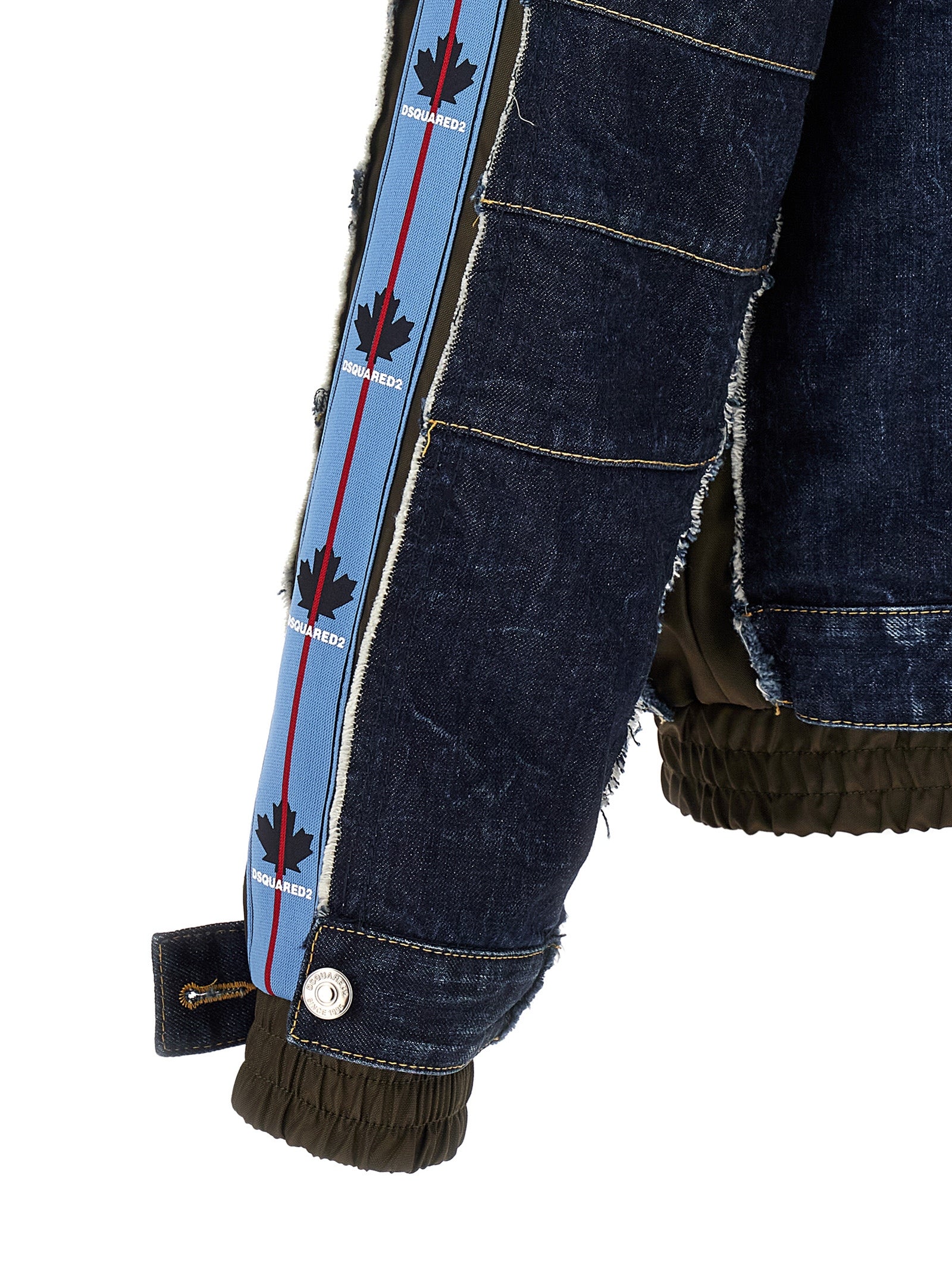 Dsquared² Blaue Jeansjacke aus Baumwolle
