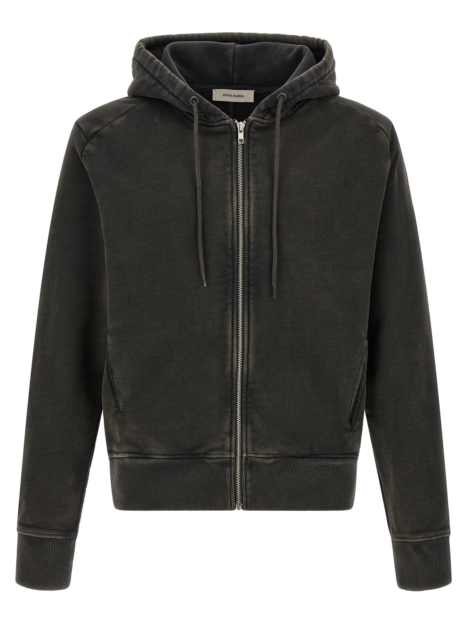 Entire Studios Schwarzer Baumwoll-Sweatshirt