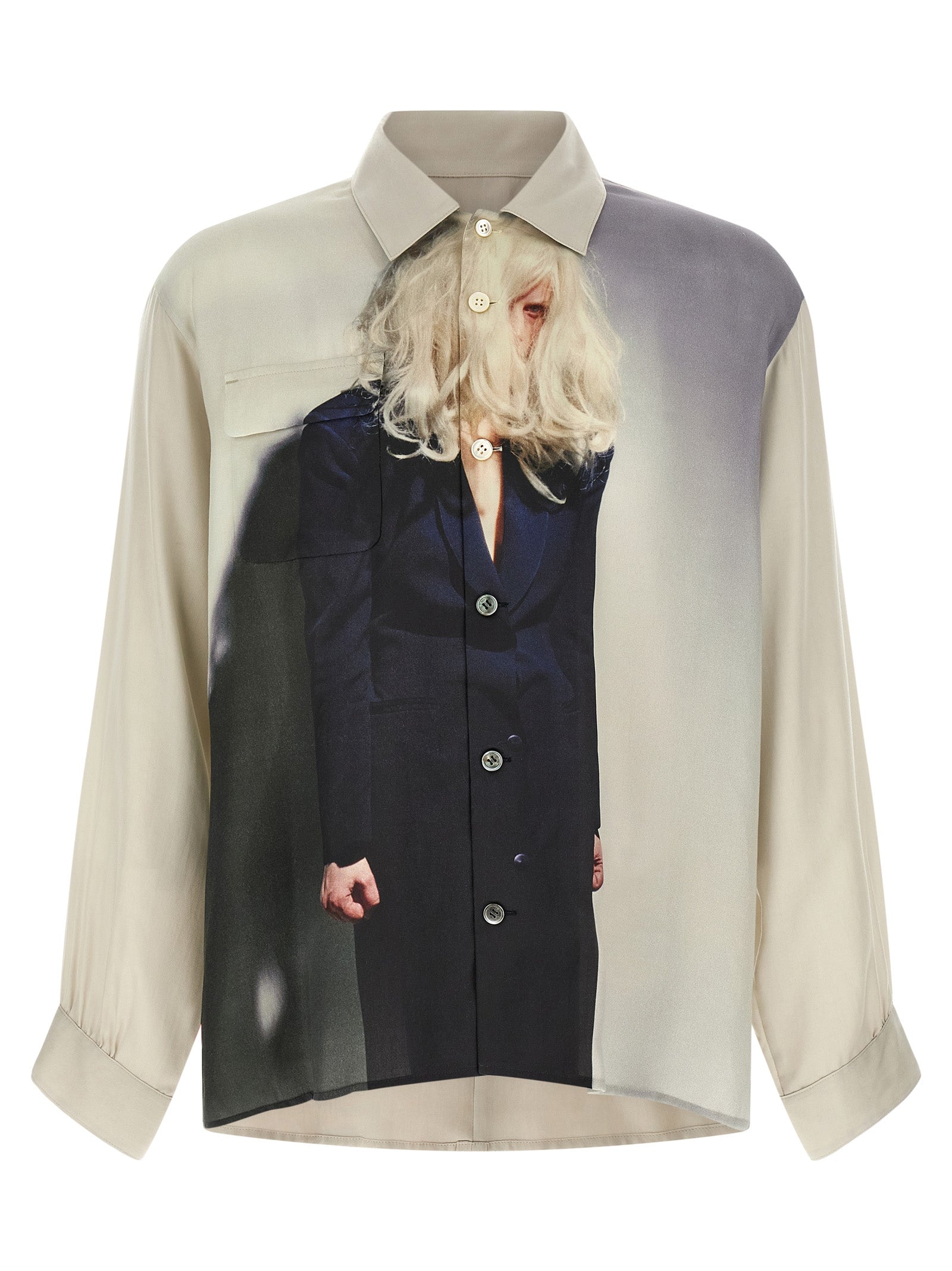 Undercover Beige Rayon Bluse