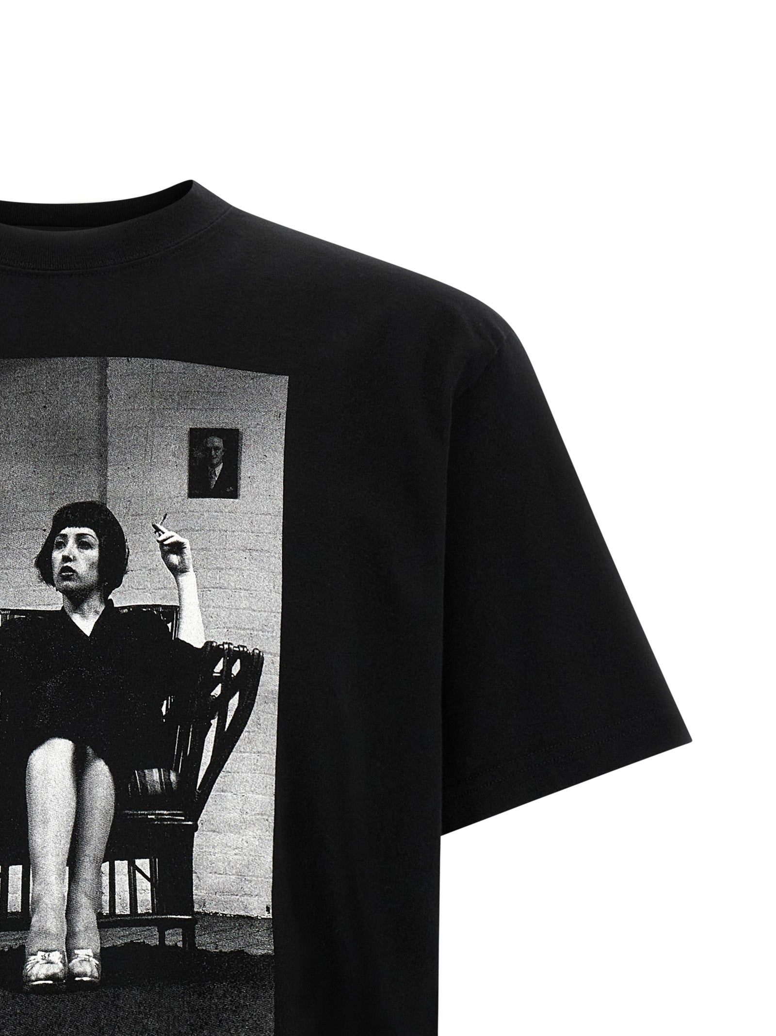 Undercover Schwarzes Baumwoll-T-Shirt