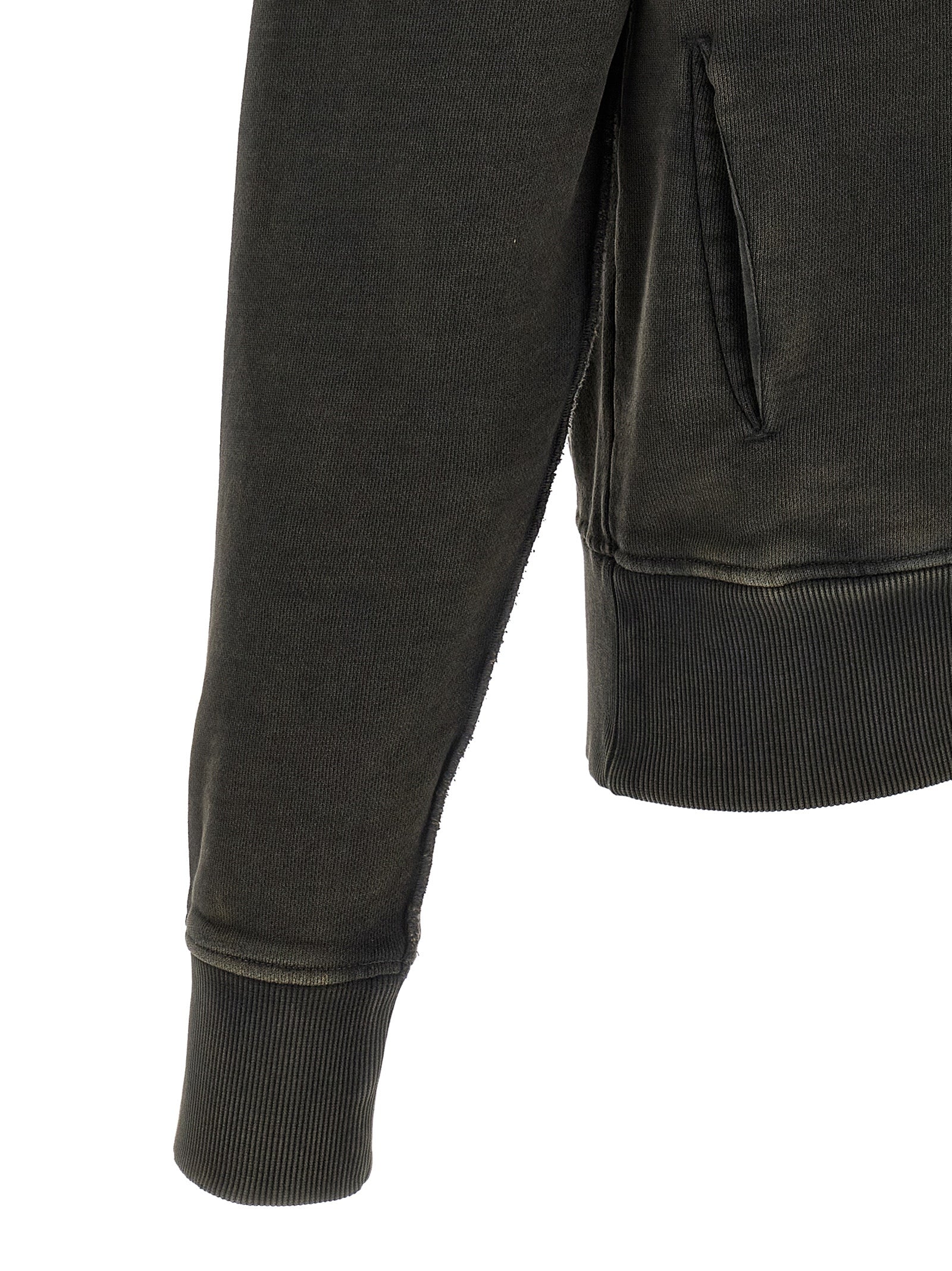 Entire Studios Schwarzer Baumwoll-Sweatshirt