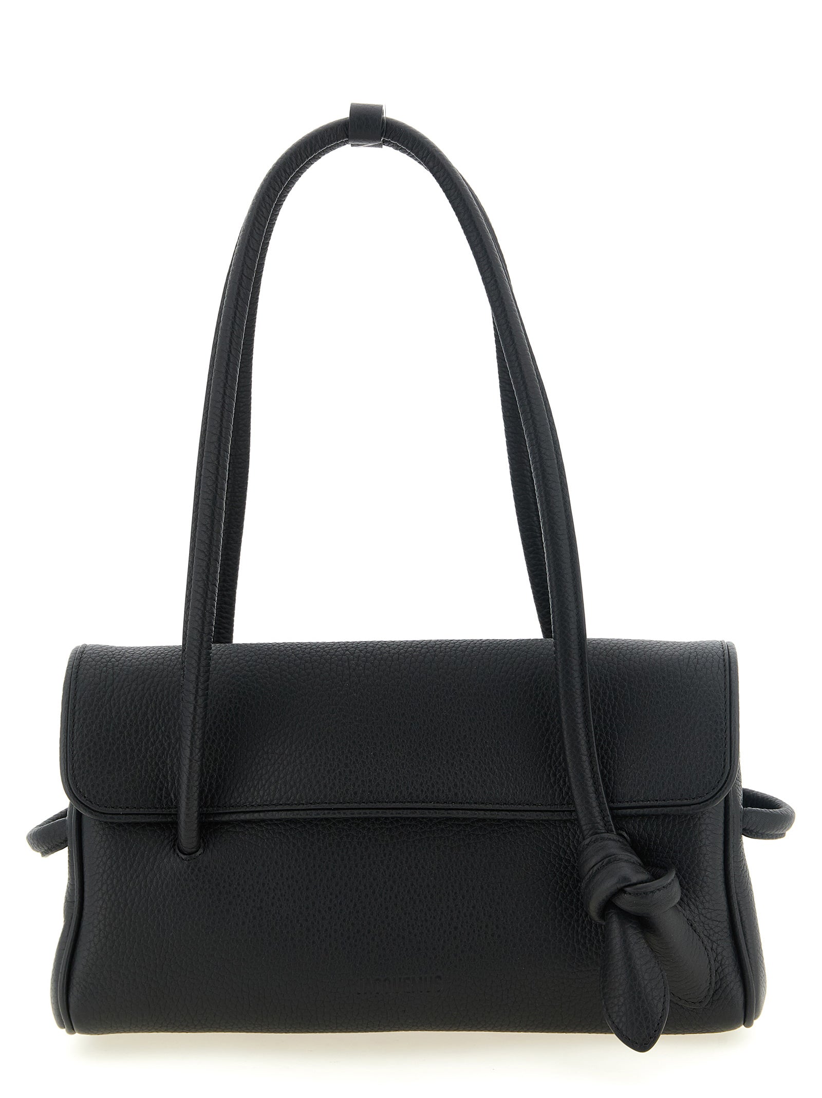 Jacquemus Schwarze Kalbsleder-Handtasche