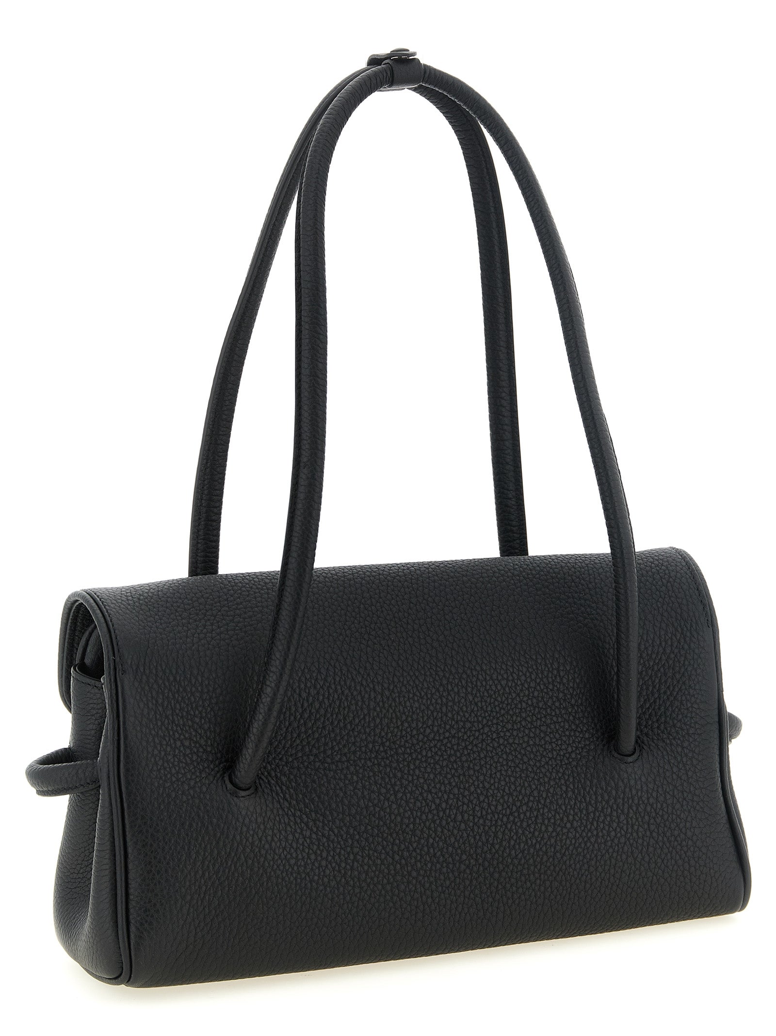 Jacquemus Schwarze Kalbsleder-Handtasche