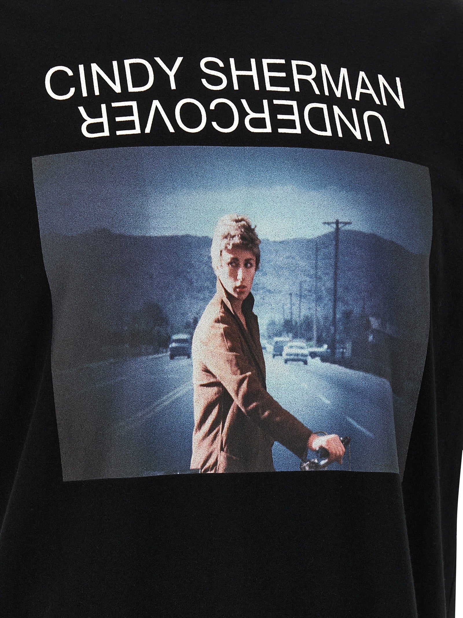Undercover Schwarzes Baumwoll-T-Shirt