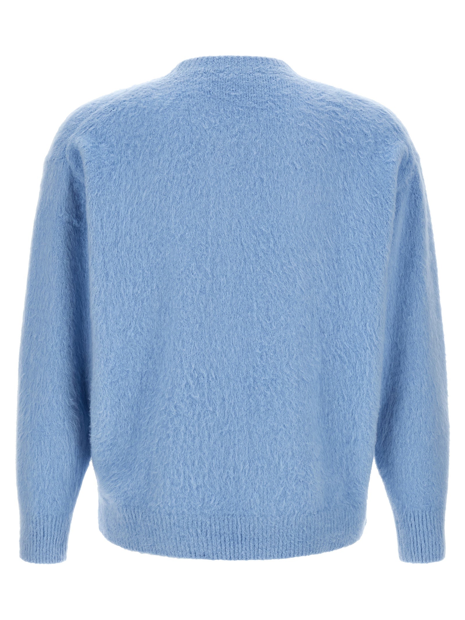 Roberto Collina Blauer Baumwollcardigan