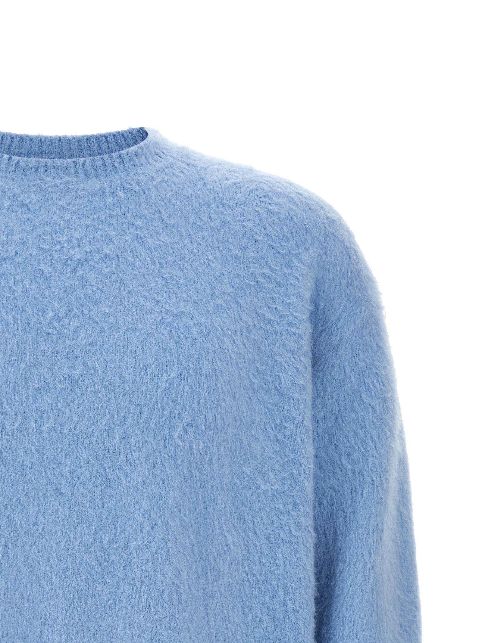 Roberto Collina Blauer Baumwollcardigan