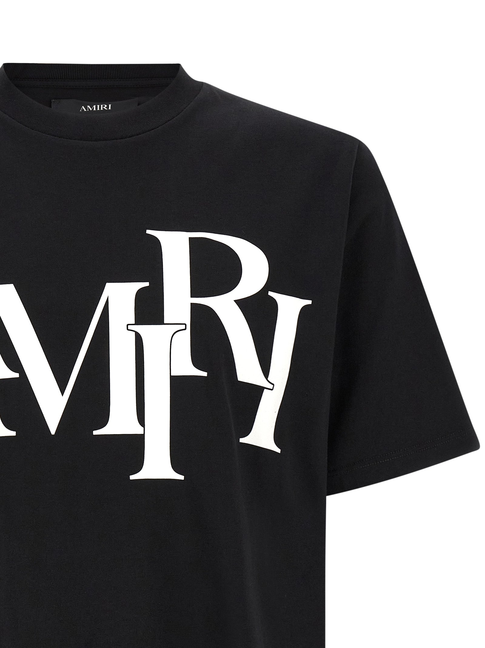 Amiri Schwarzes Baumwoll-T-Shirt