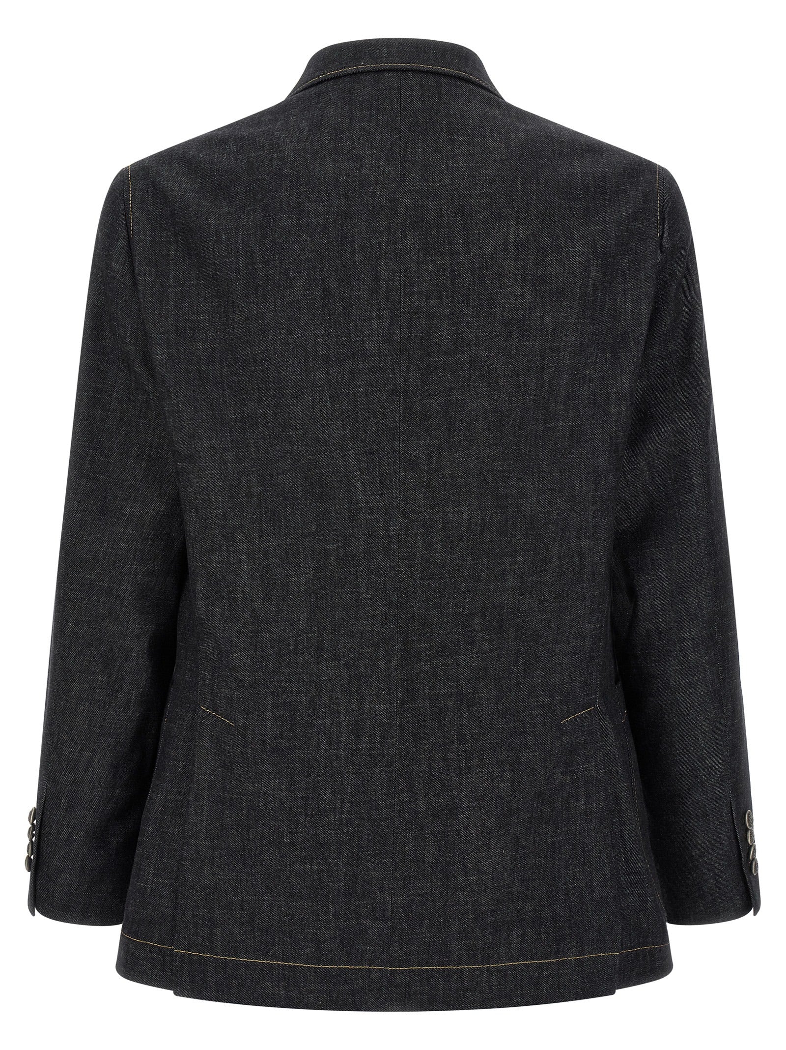 Brunello Cucinelli Blauer Baumwollblazer