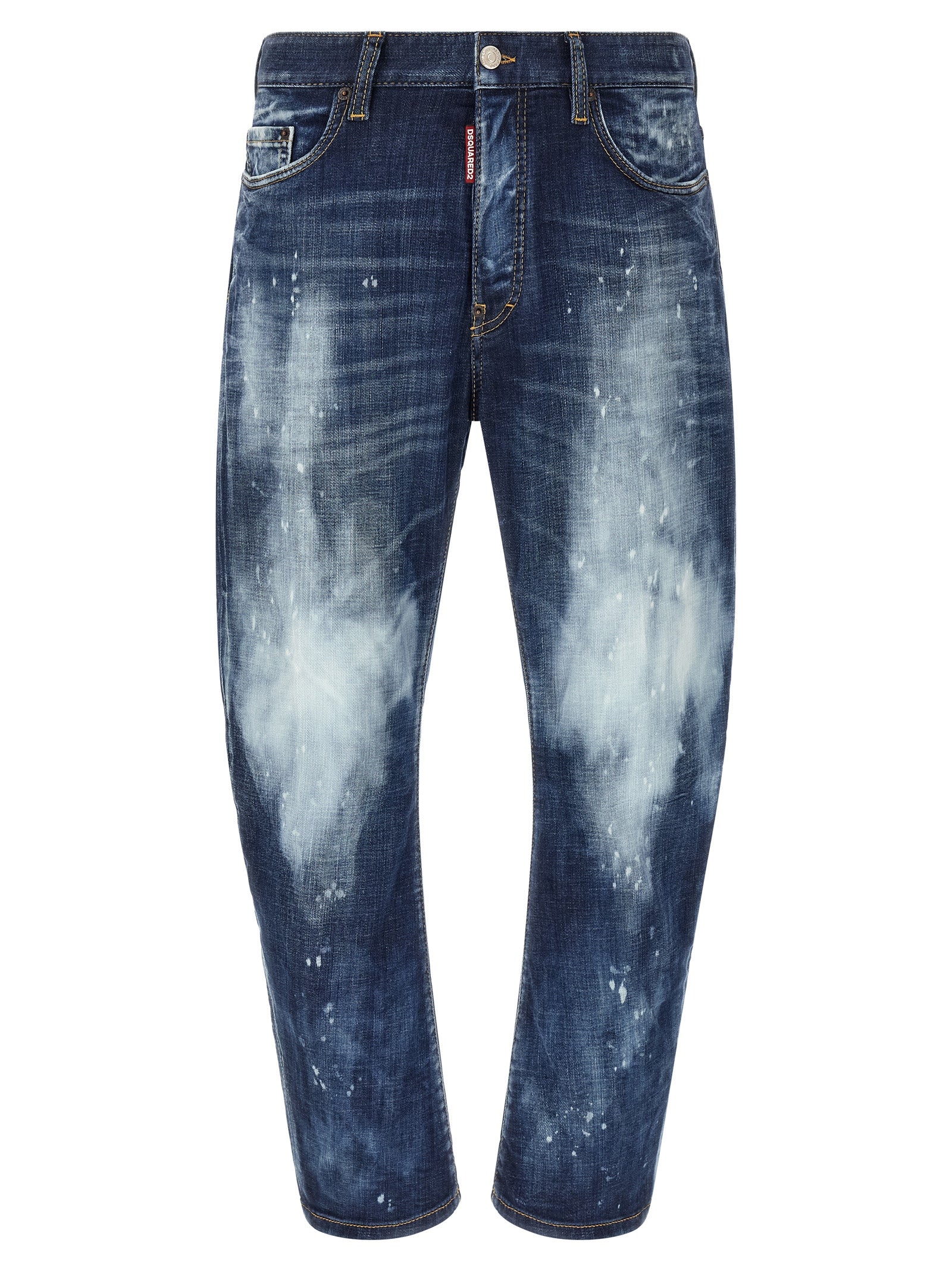 Dsquared² Blaue Baumwoll-Jeans im Slim Fit