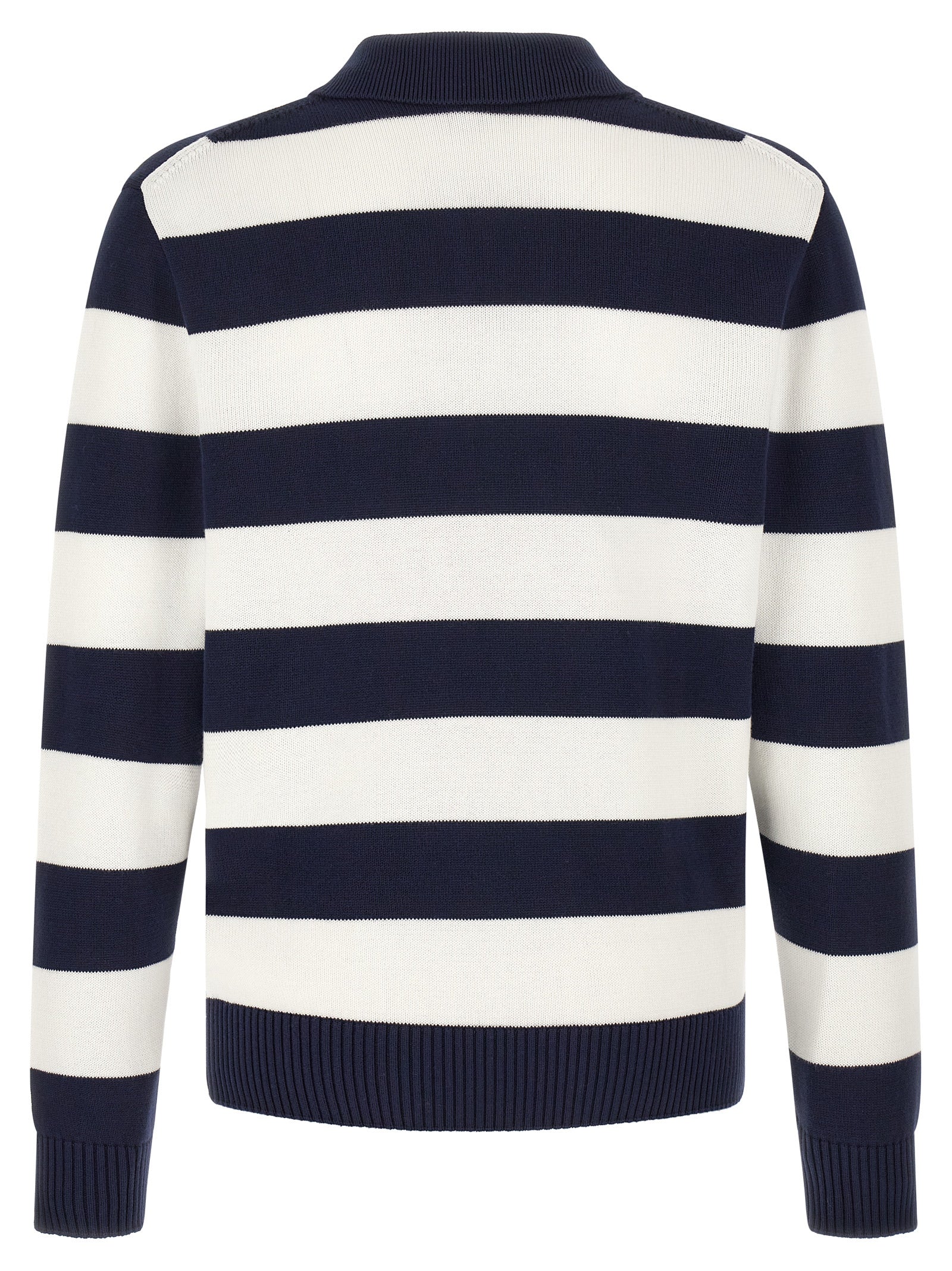 Lacoste Weißer Strickcardigan aus Baumwolle