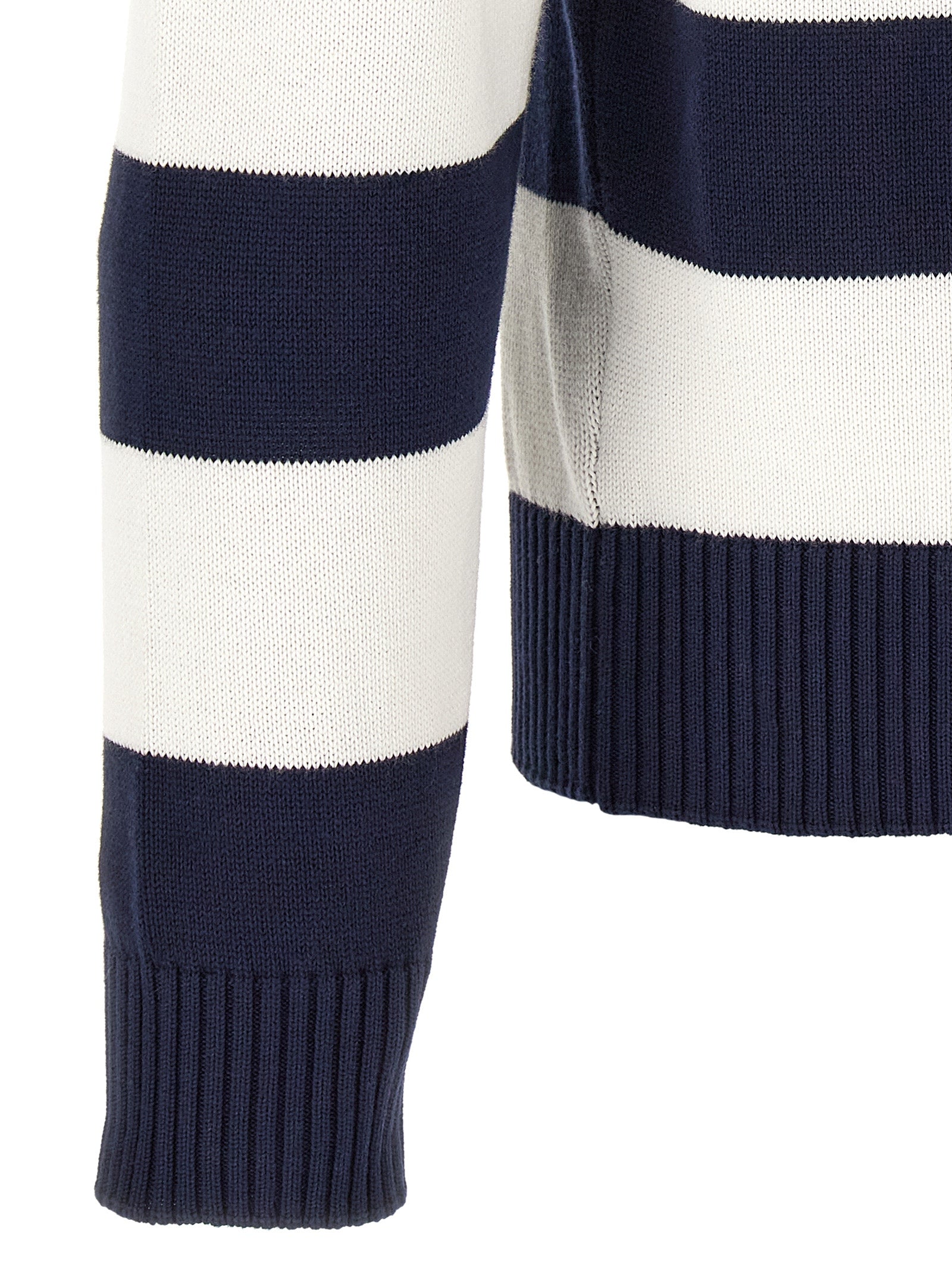 Lacoste Weißer Strickcardigan aus Baumwolle
