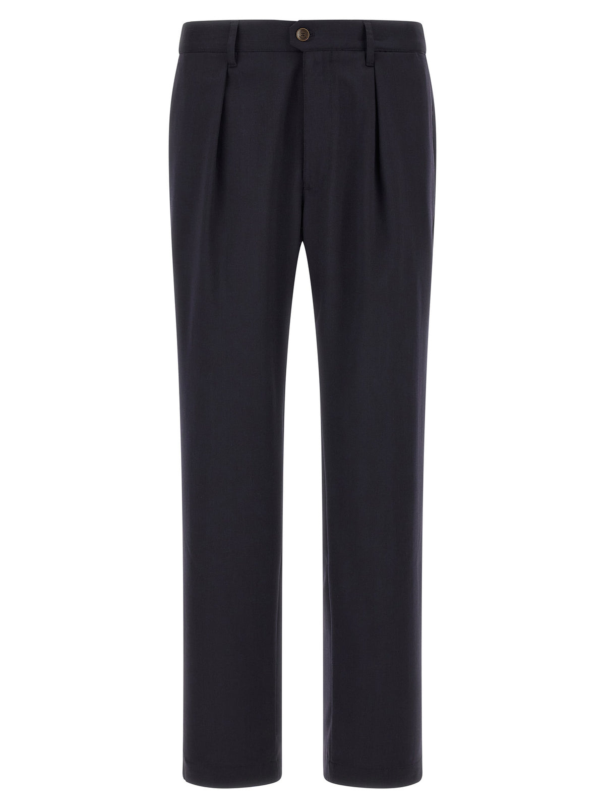Incotex Blaue Zigarettenhose aus Polyester