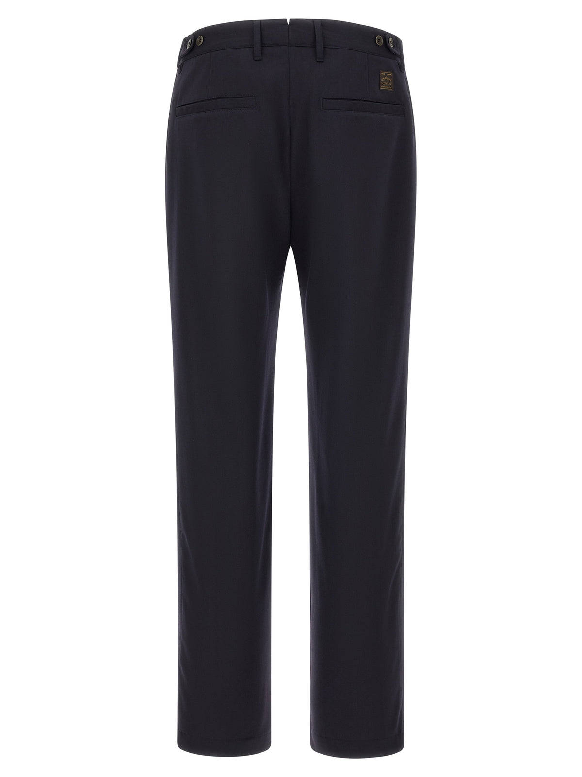 Incotex Blaue Zigarettenhose aus Polyester