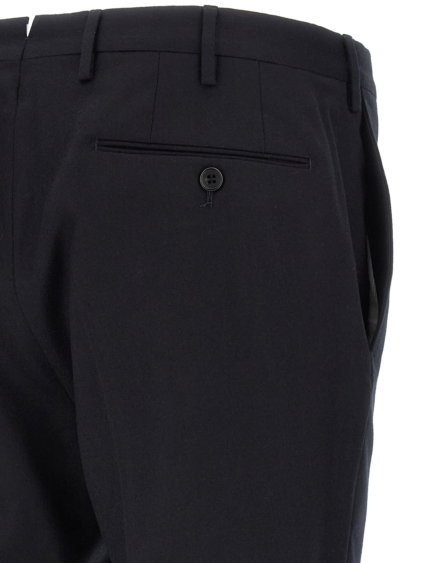 Incotex Blaue Hose aus reiner Schurwolle