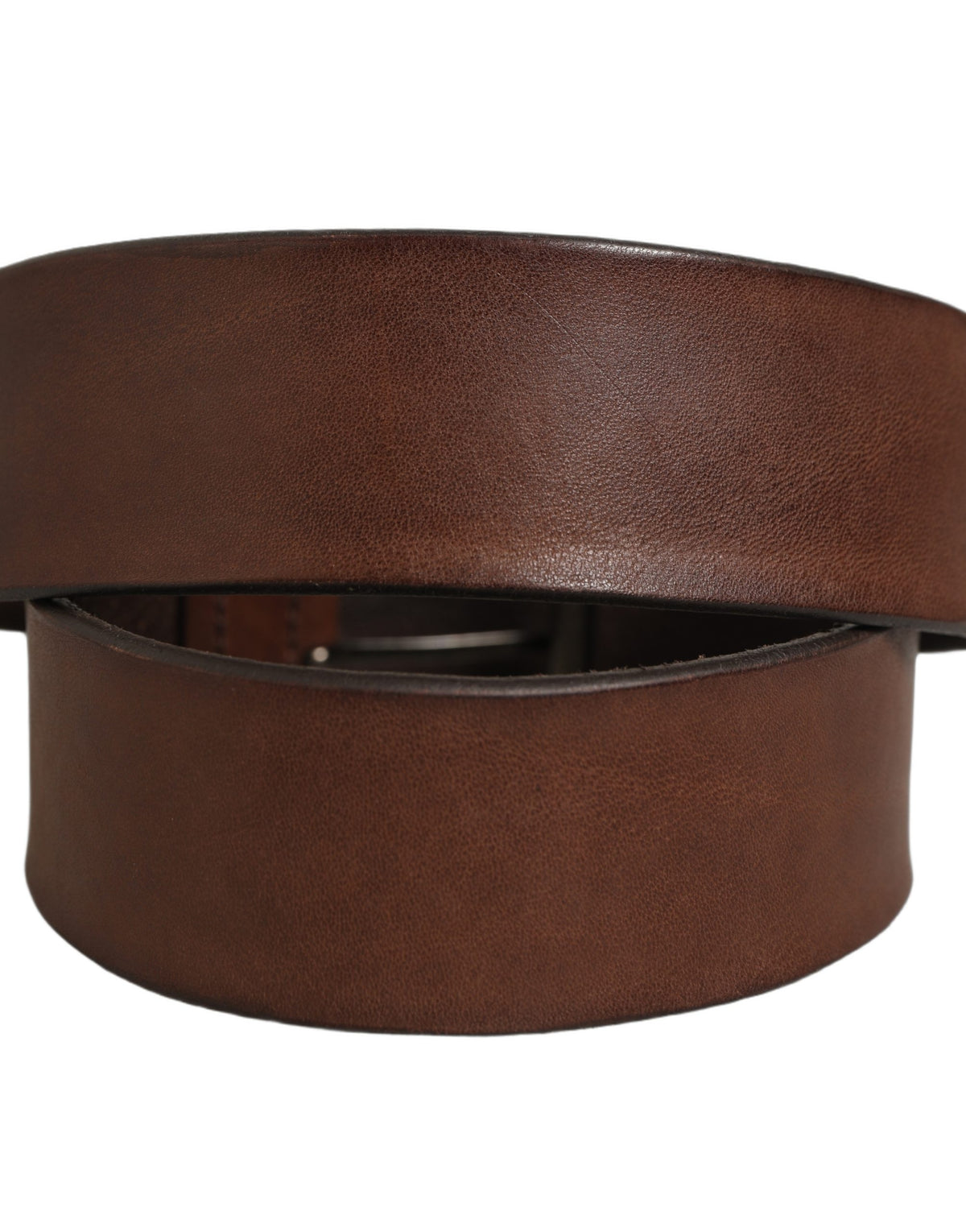 Dolce & Gabbana Gürtel Braun Leder Dornschließe Metall