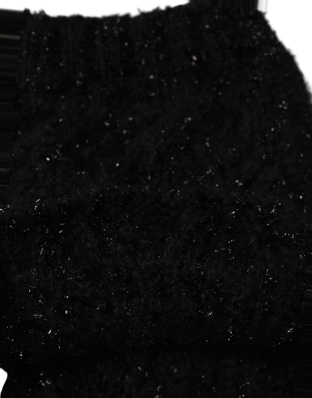 Dolce & Gabbana Herren-Schal aus schwarzem Kaschmir, gestrickt