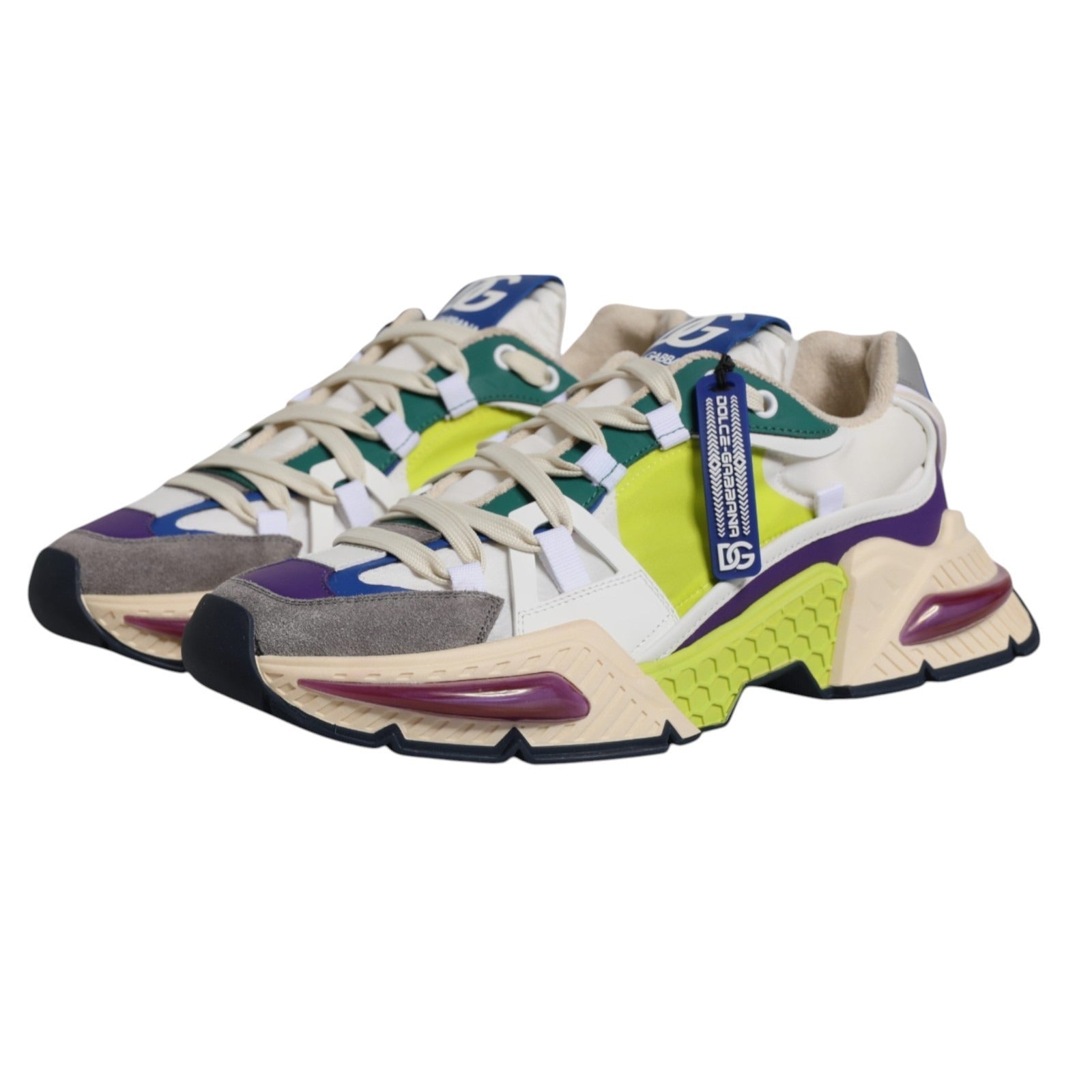 Dolce & Gabbana Multicolor Airmaster Low Top Turnschuhe Schuhe