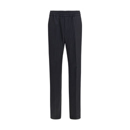 Versace Schwarze Wollhose Oves Aries