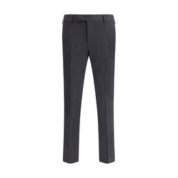 PT Torino Schwarze Wollhose Oves Aries Casual Pants