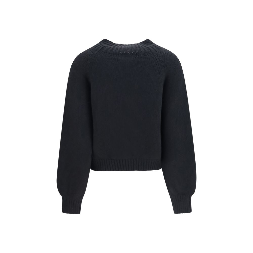 Khaite Schwarzer Kaschmir-Pullover