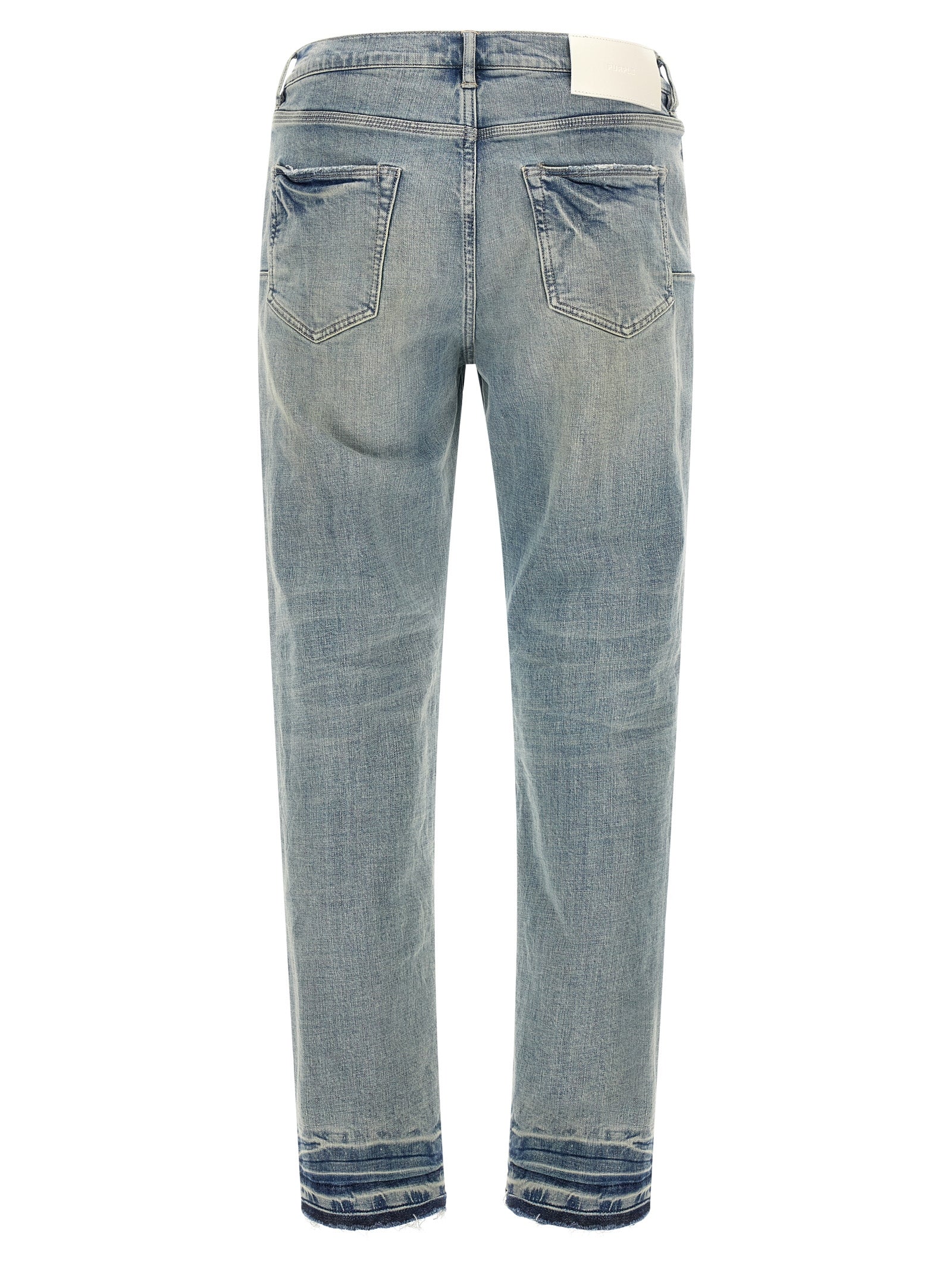 PURPLE Blaue Jeans aus Baumwolle, Tapered Fit