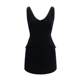 Max Mara Schwarzes Freizeitkleid aus Polyester