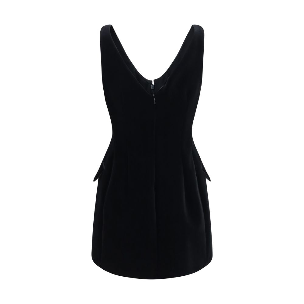 Max Mara Schwarzes Freizeitkleid aus Polyester