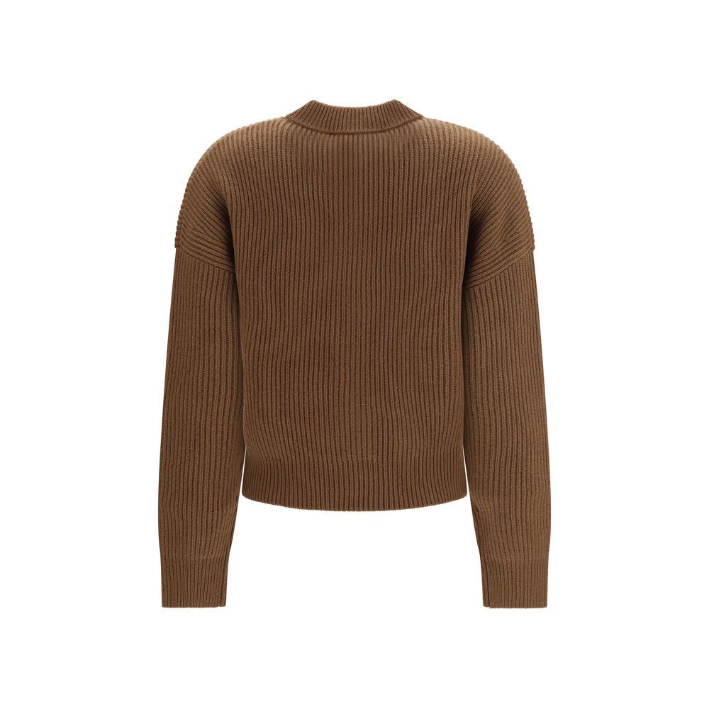 Max Mara Brauner Woll Cardigan Oves Aries