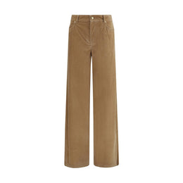 Max Mara Braune Baumwollhose für die Freizeit