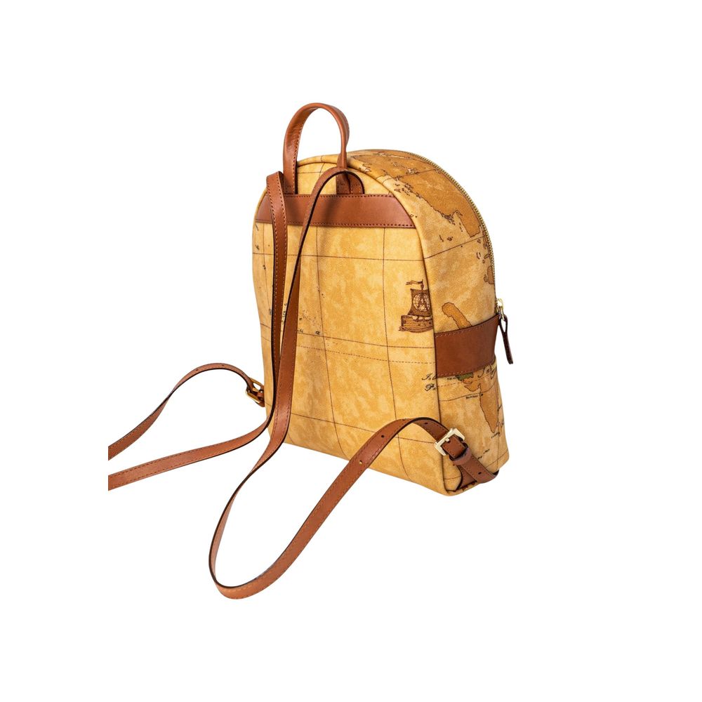 Alviero Martini Prima Classe Beiger Lederrucksack