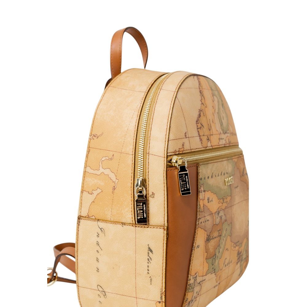 Alviero Martini Prima Classe Beiger Baumwollrucksack