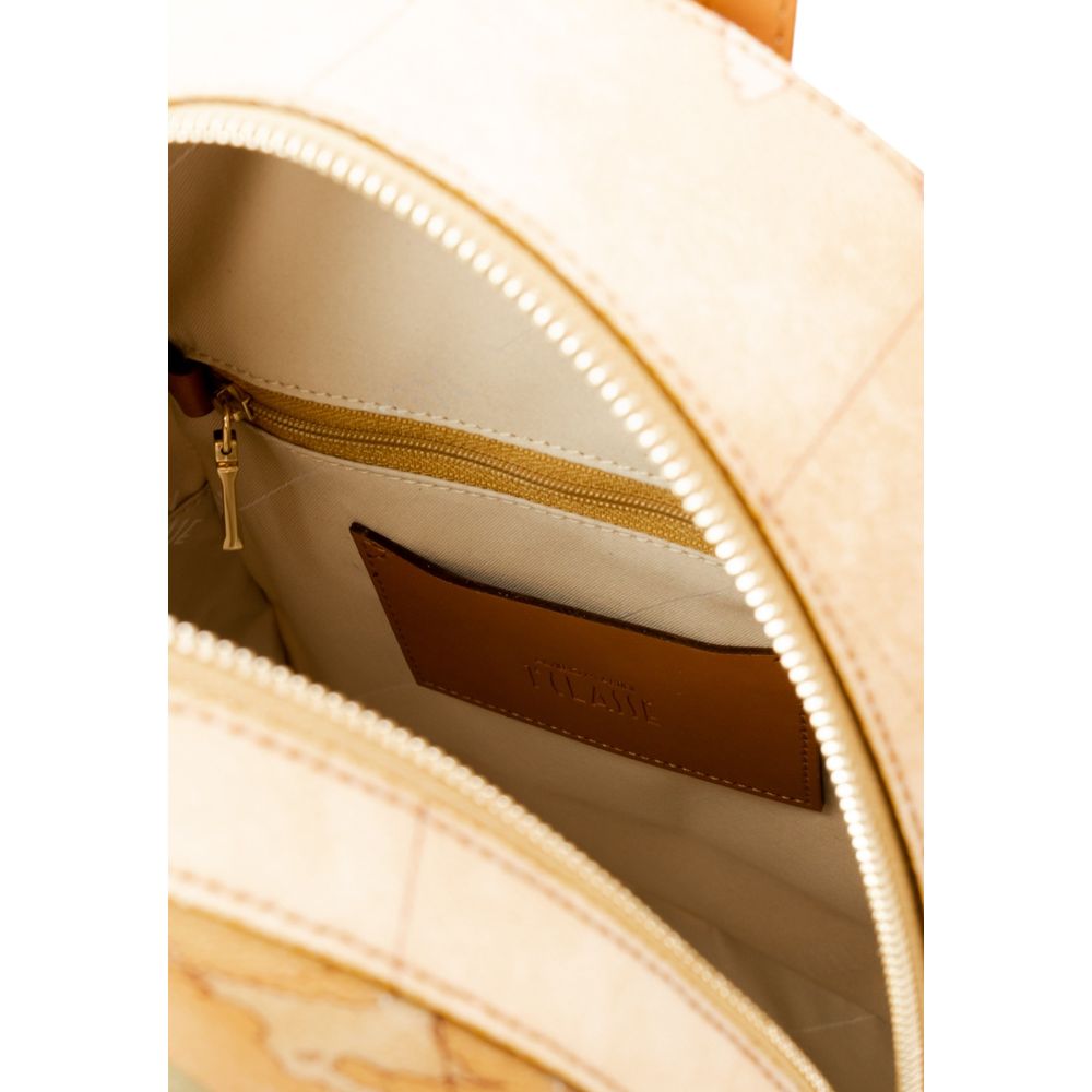 Alviero Martini Prima Classe Beiger Baumwollrucksack