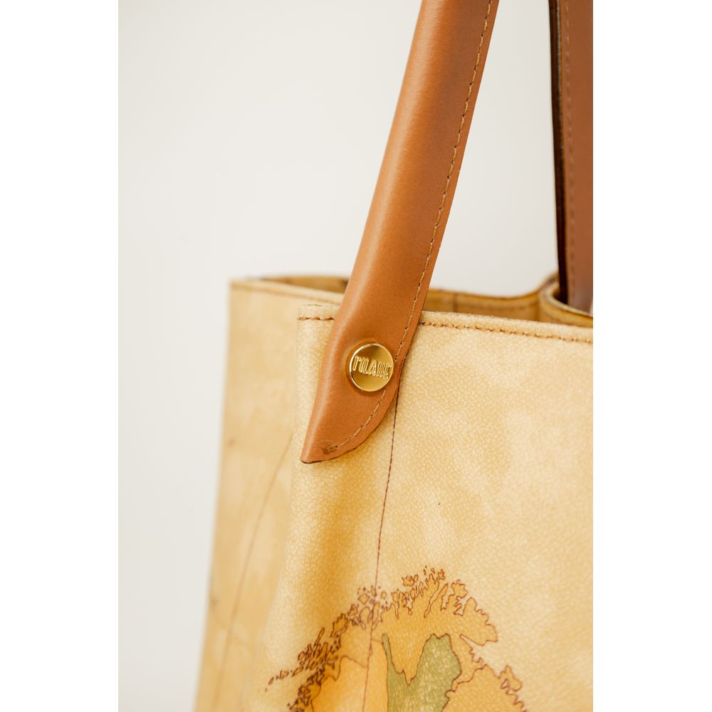 Alviero Martini Prima Classe Beige Leder Handtasche