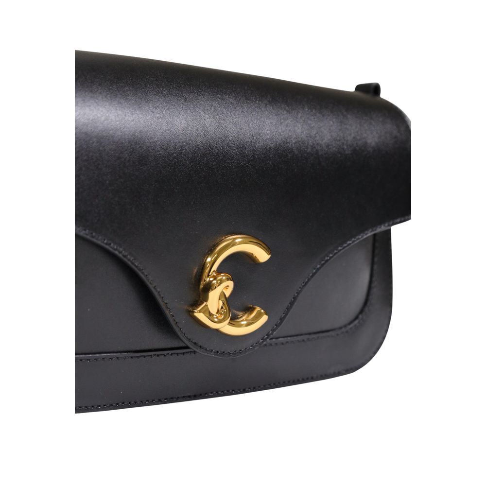 Coccinelle Schwarze Lederhandtasche