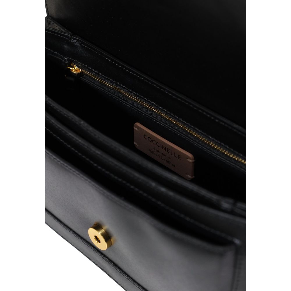 Coccinelle Schwarze Lederhandtasche