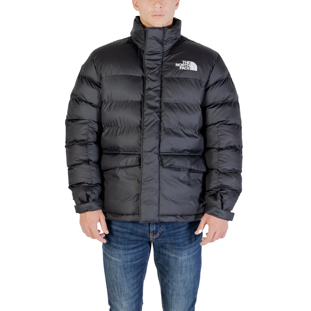 The North Face Schwarze Polyester-Jacke in voller Länge
