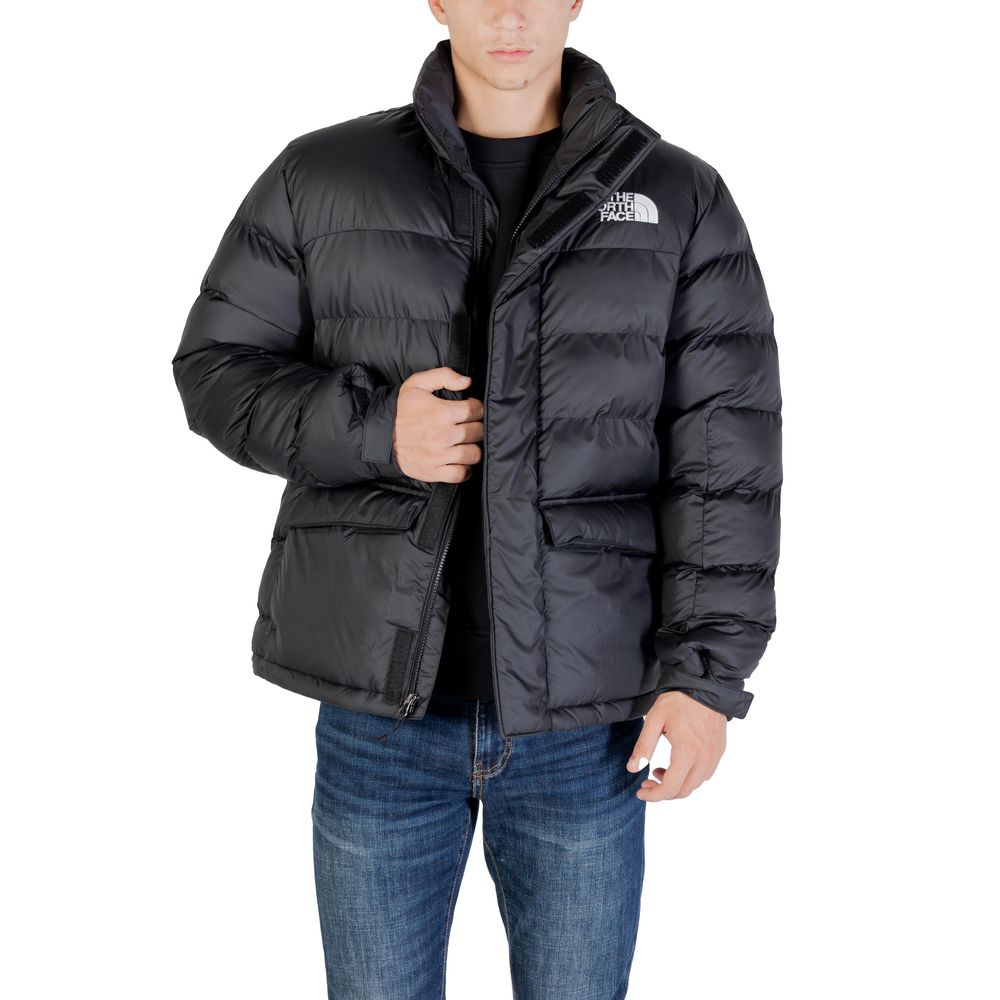 The North Face Schwarze Polyester-Jacke in voller Länge