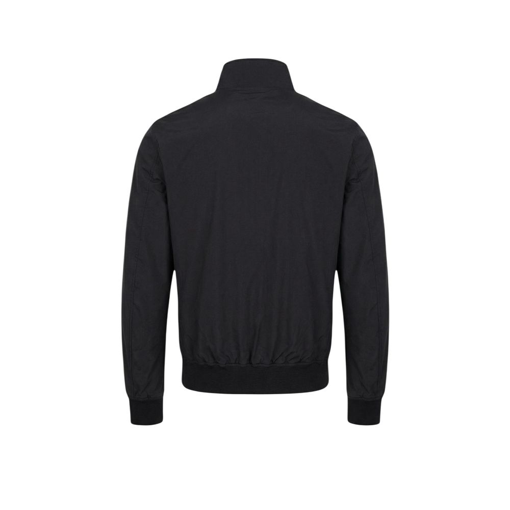 Blauer Schwarzer Bomber aus Polyamid