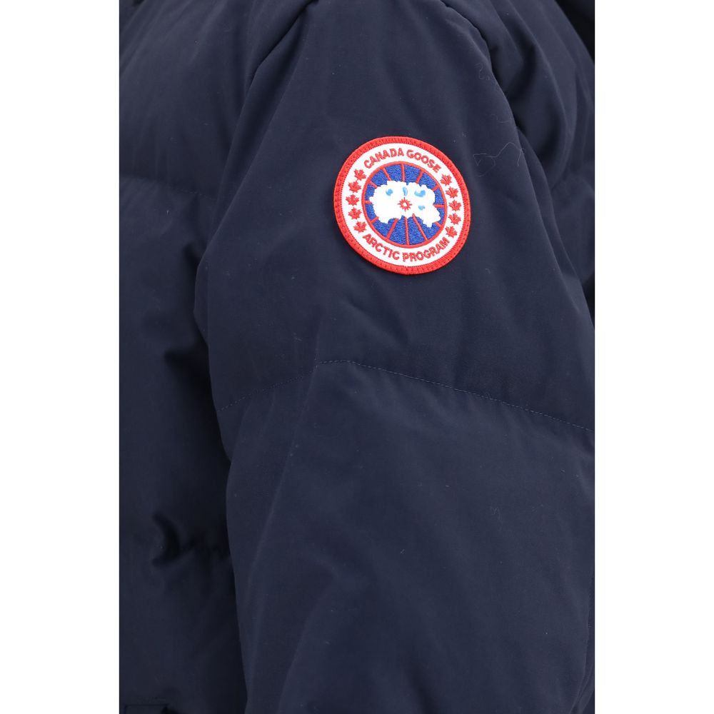 Canada Goose Blauer Parka aus recyceltem Polyester