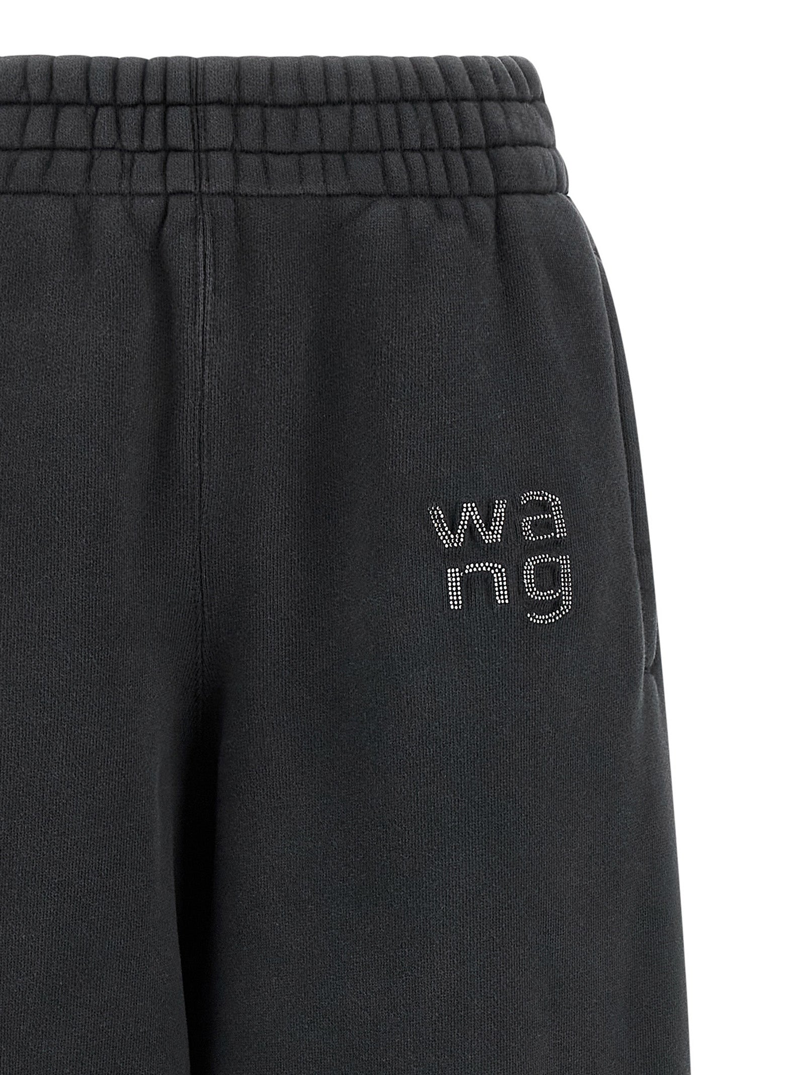 T BY ALEXANDER WANG Schwarze Baumwoll-Jogginghose (Trainingshose)