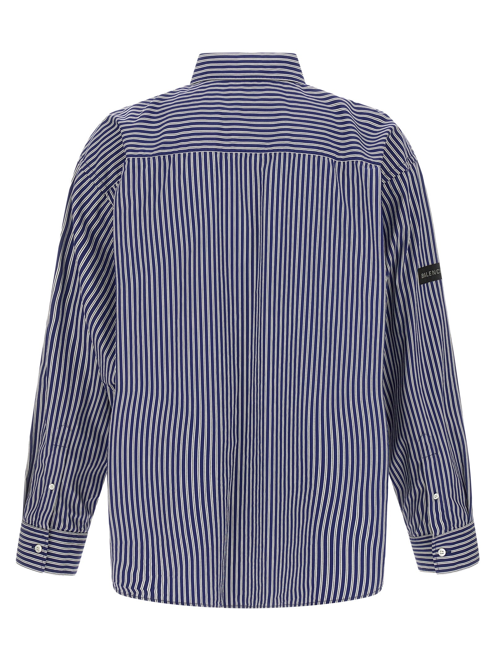 Balenciaga Blaue Baumwollbluse