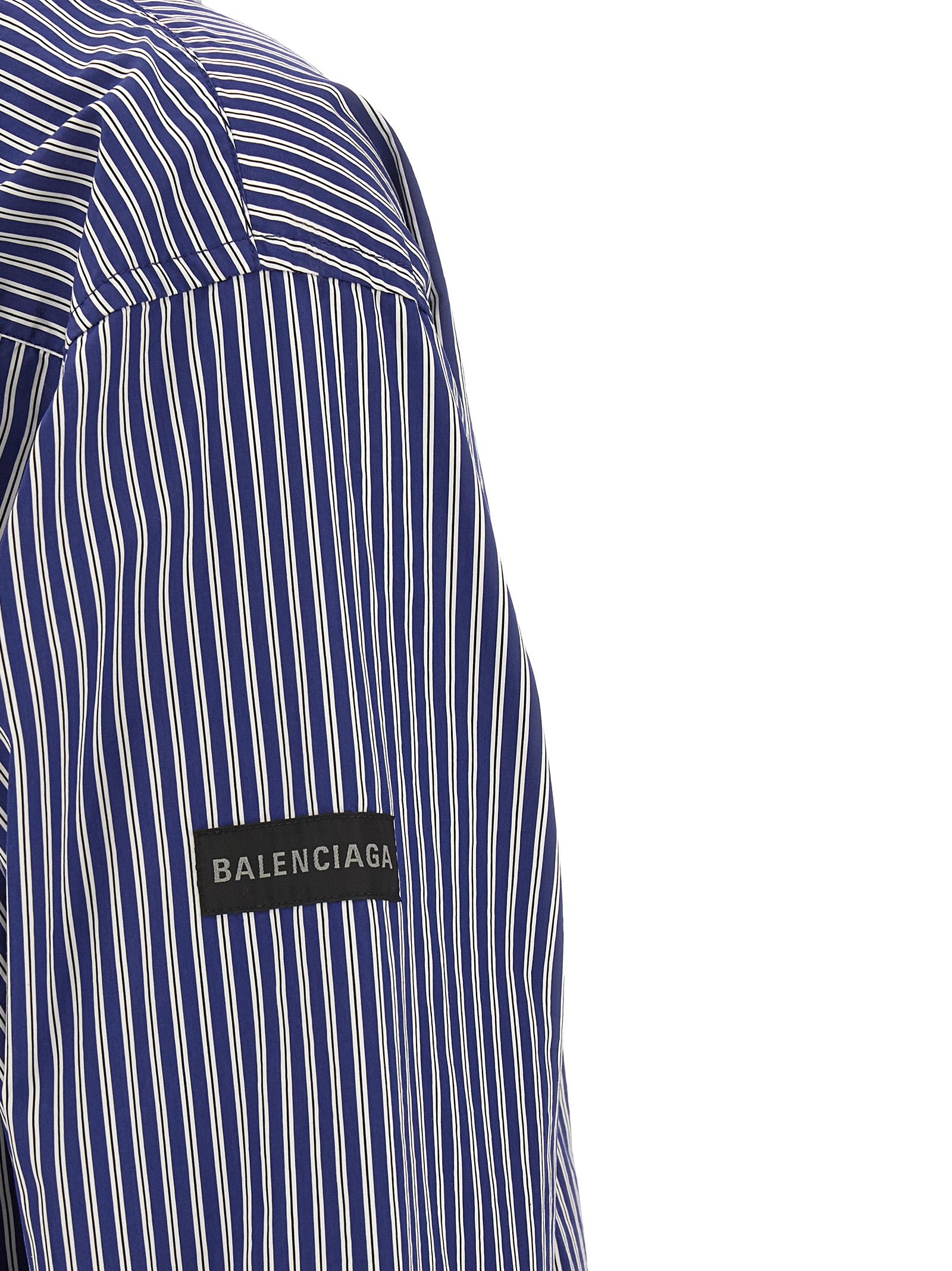 Balenciaga Blaue Baumwollbluse