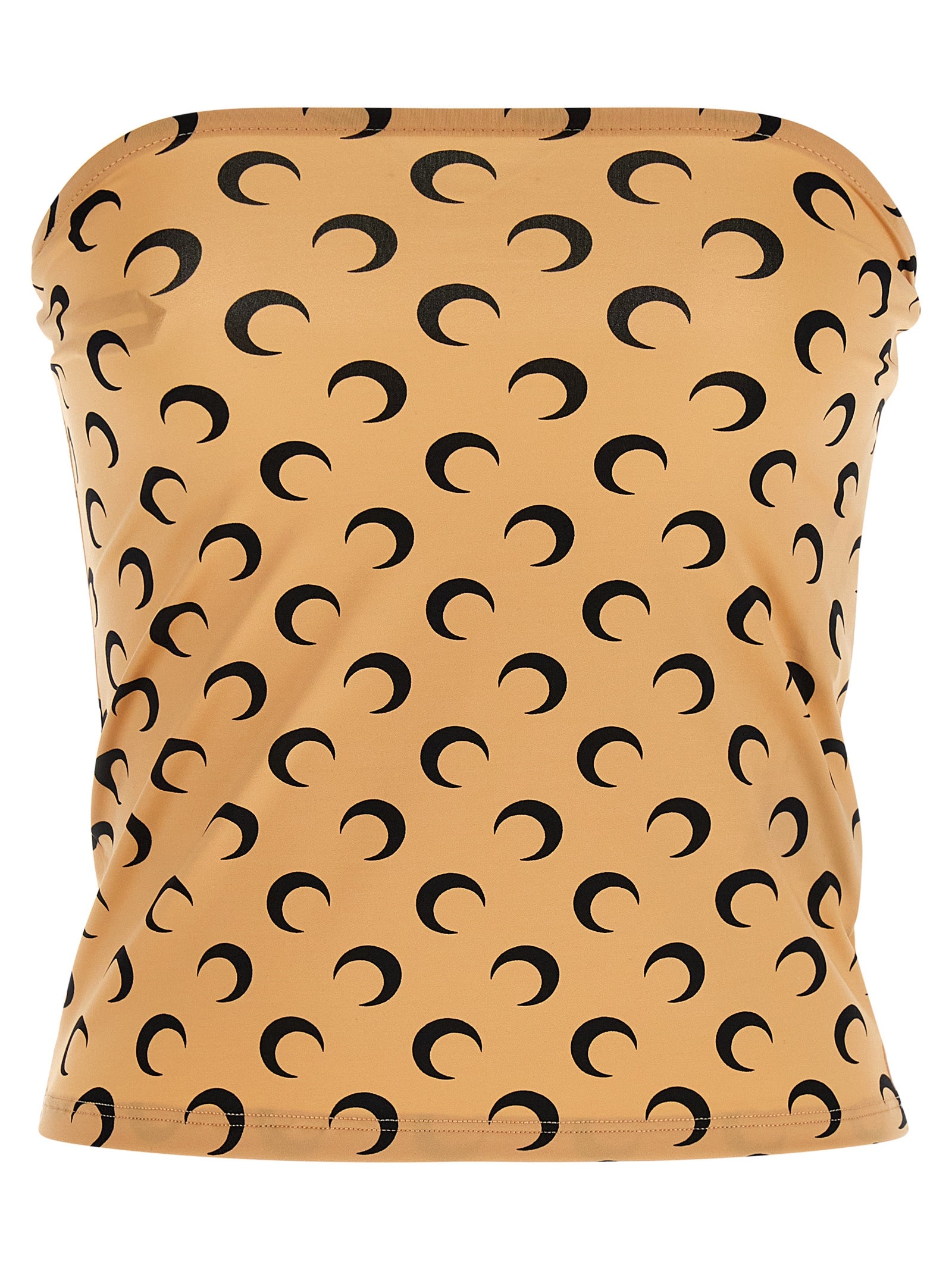 Marine Serre Beige Polyamid T-Shirt