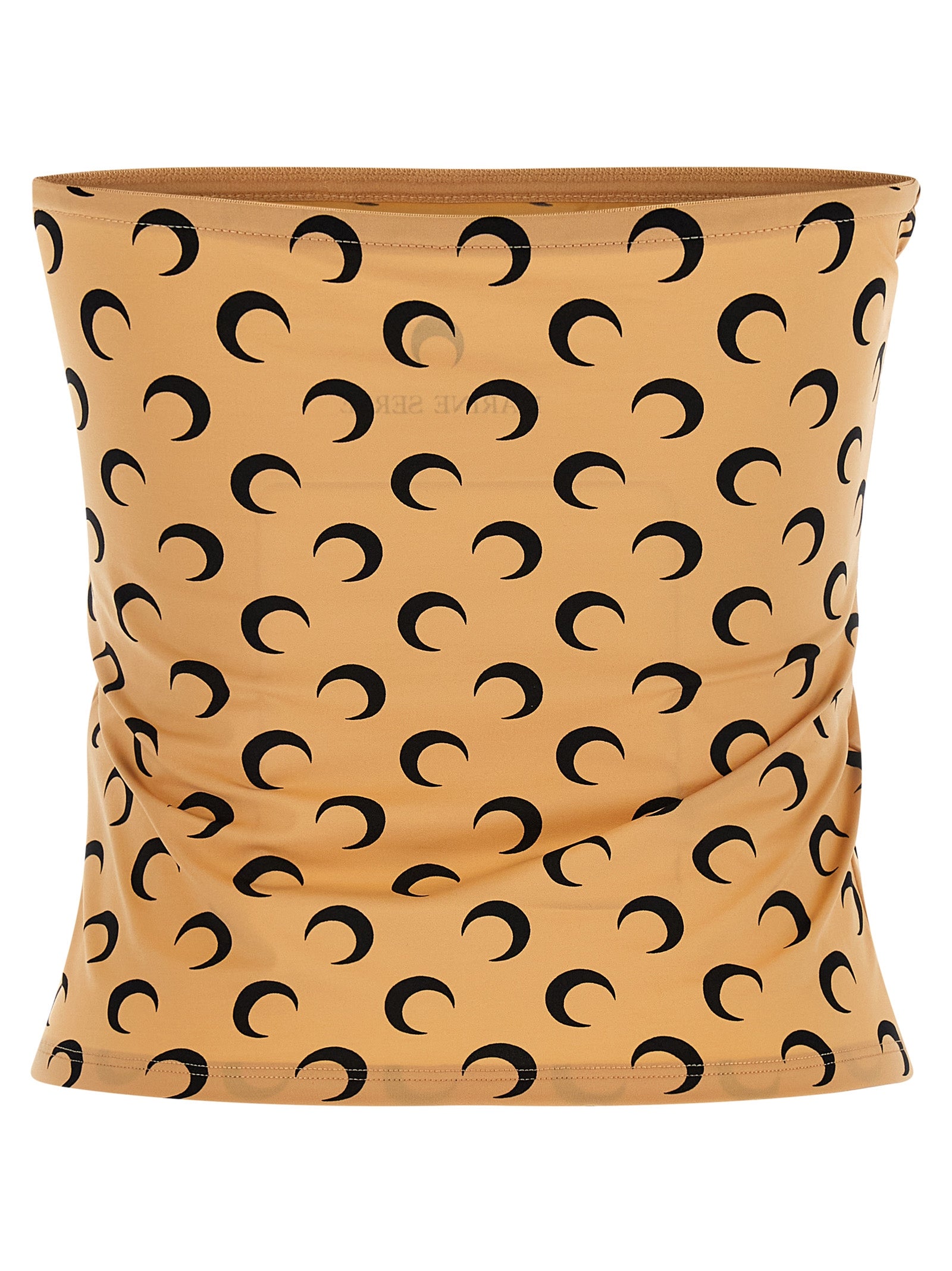 Marine Serre Beige Polyamid T-Shirt