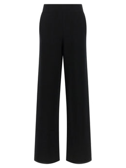 Max Mara Schwarze Woll-Freizeithose